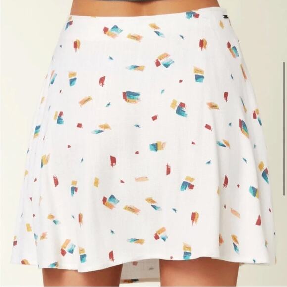 O'Neil Marlin Print Skater Mini Skirt Size XS - Picture 2 of 14